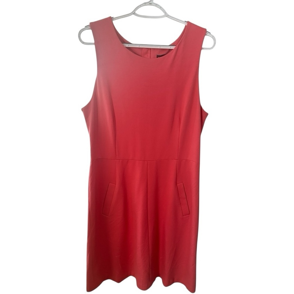 Banana Republic Mad Men Collection Red Fit & Flare Dress Size 14 - Picture 6 of 10